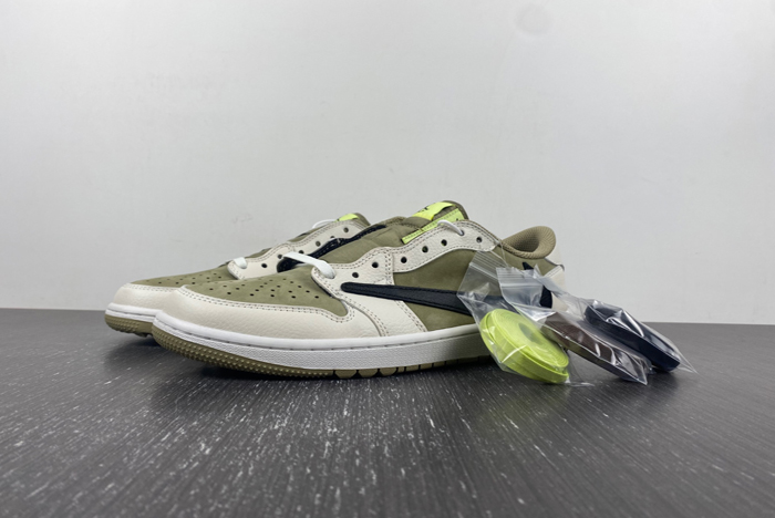 First Look at the Travis Scott x Air Jordan 1 Low Golf  FZ3124-200
