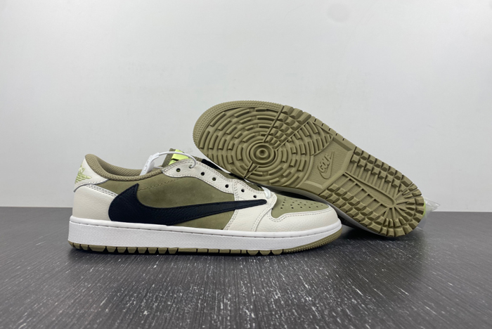 First Look at the Travis Scott x Air Jordan 1 Low Golf  FZ3124-200