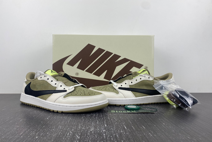 First Look at the Travis Scott x Air Jordan 1 Low Golf  FZ3124-200