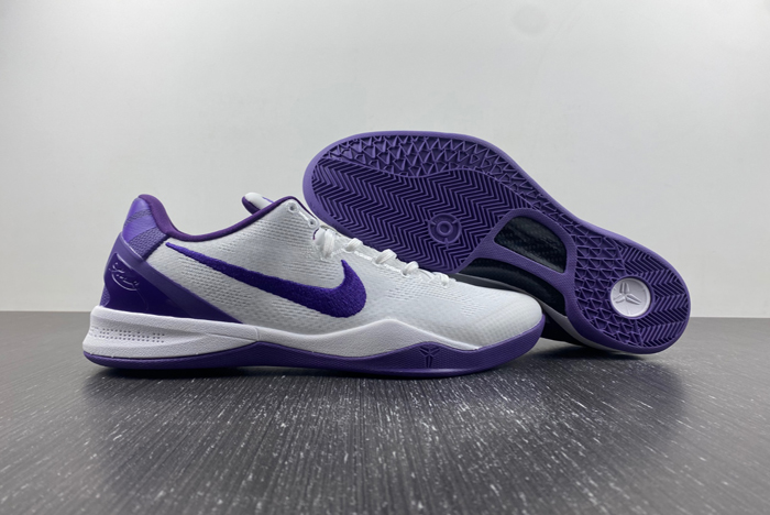 Nike Kobe 8 Protro “White Court Purple  FQ3549-100