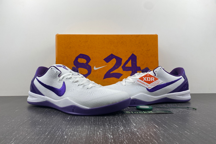 Nike Kobe 8 Protro “White Court Purple  FQ3549-100