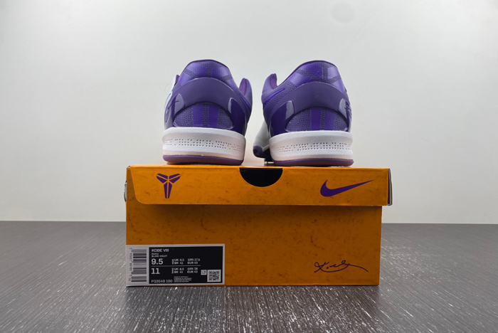 Nike Kobe 8 Protro “White Court Purple  FQ3549-100