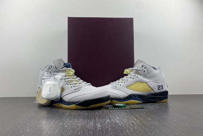 Ma Maniere x Air Jordan 5 “Diffused Blue x AJ5  FZ5758-004