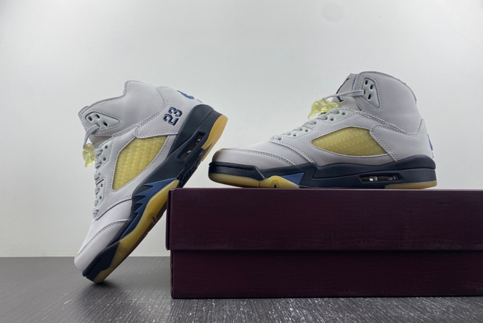 Ma Maniere x Air Jordan 5 “Diffused Blue x AJ5  FZ5758-004