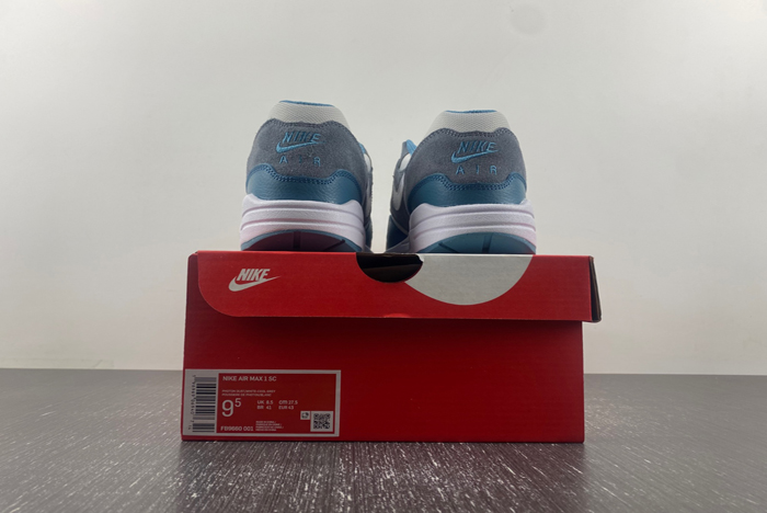 Nike Air Max 1 Noise Aqua and Cool Grey FB9660-001
