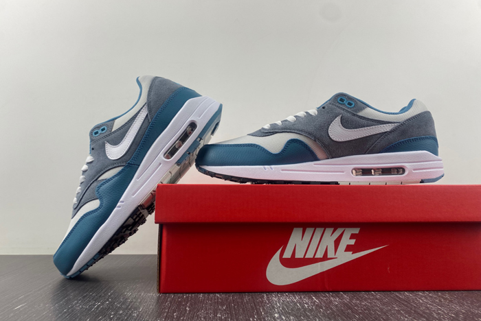 Nike Air Max 1 Noise Aqua and Cool Grey FB9660-001