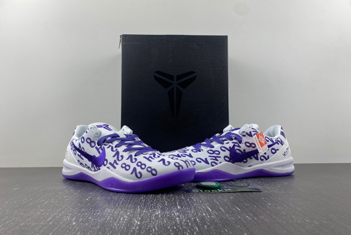 Nike Kobe 8 Protro “White Court Purple”  FQ3549-100 (1)
