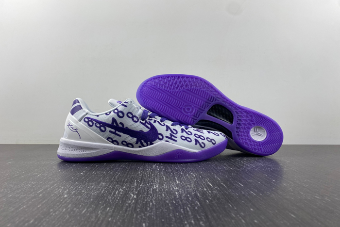 Nike Kobe 8 Protro “White Court Purple”  FQ3549-100 (1)