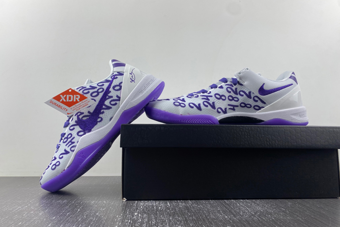 Nike Kobe 8 Protro “White Court Purple”  FQ3549-100 (1)