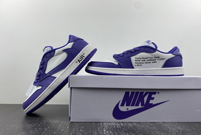 OFF-WHITE x Travis Scott x Air Jordan 1 OW  DM7890-386