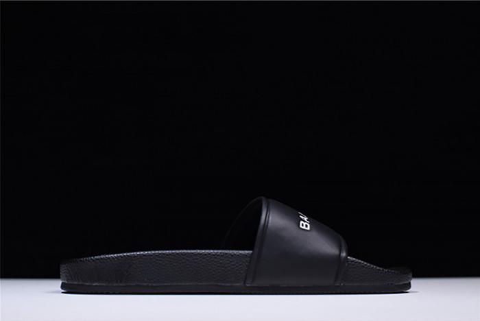 Ba*len*cia*ga logo leather slip-on sandals 181342f124005
