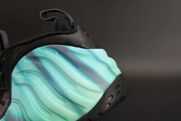 nike air foamposite one "N0*Hern lights" black/green mens 840559-001