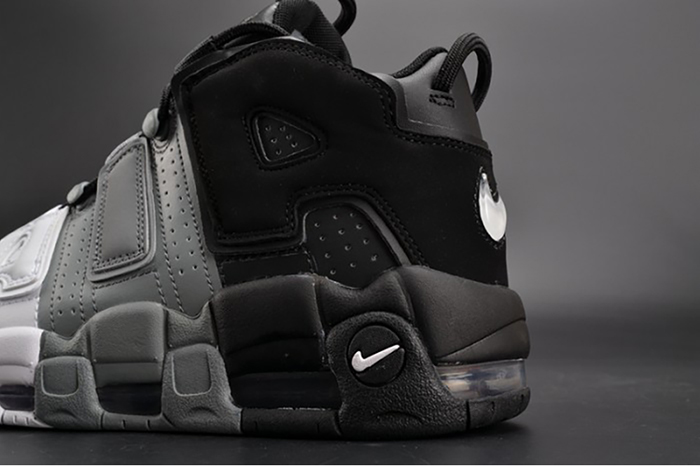 Nike Air More Uptempo "Tri-Color" black-Grey-White mens 921948-002