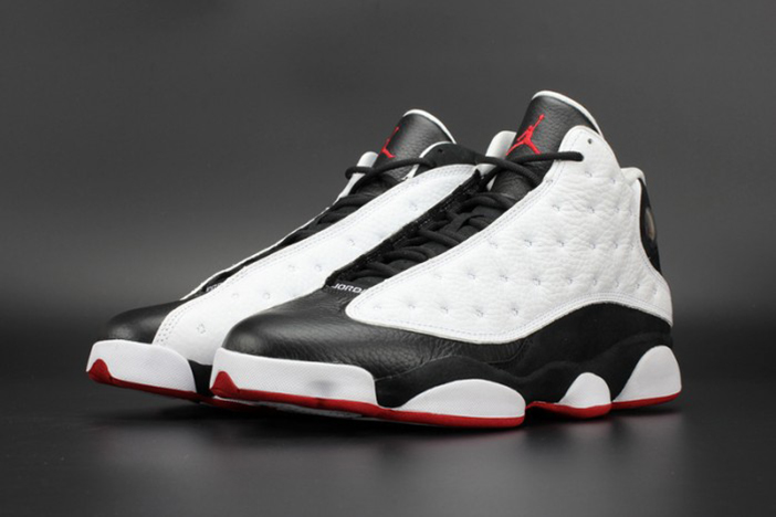 Air Jordan 13 "He Got Game" White/Black-True Red mens 414571-104