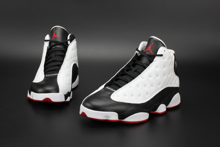 Air Jordan 13 "He Got Game" White/Black-True Red mens 414571-104