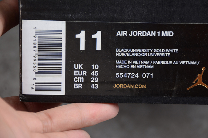 AIR JORDAN 1 MID "Reverse New Love" - Air Jordan - 554724-071