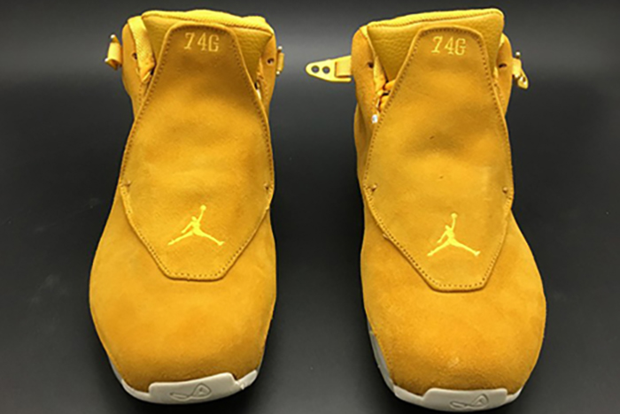 Air Jordan 18 Retro "yellow Suede" - Air Jordan -  aa2494-701